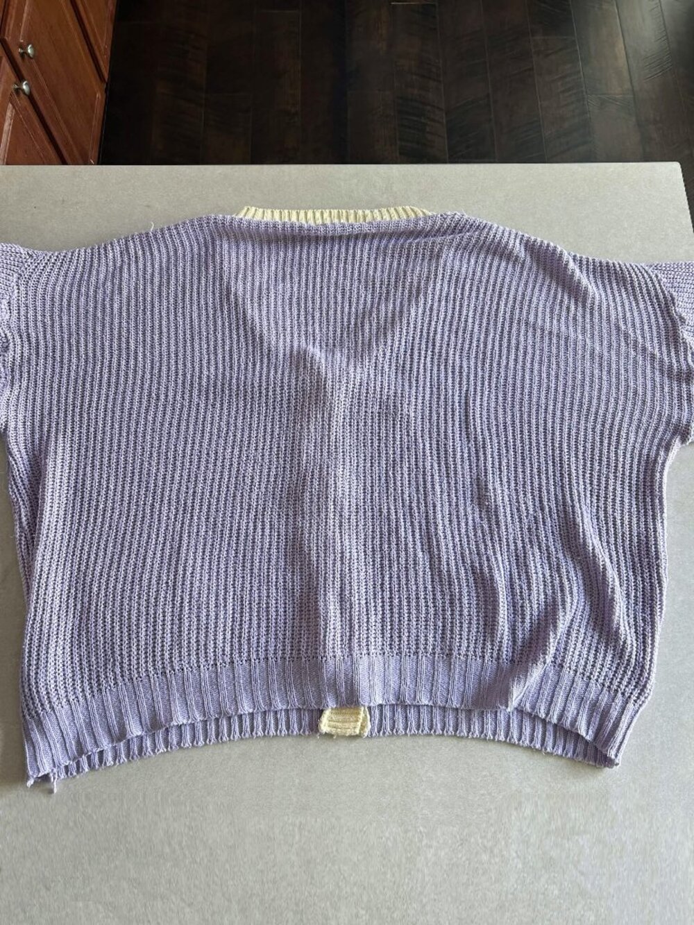 RARE Daisy Street Oversized Pastel Knit Cardigan ASO Nancy Wheeler FLAWED - Picture 5 of 11